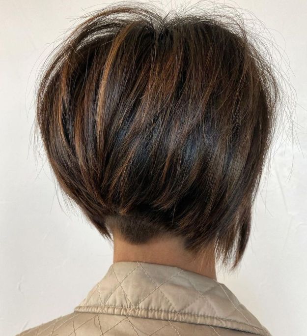 Tapered Bob Shaved in Back