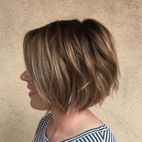 Textured Chin-Length Bob