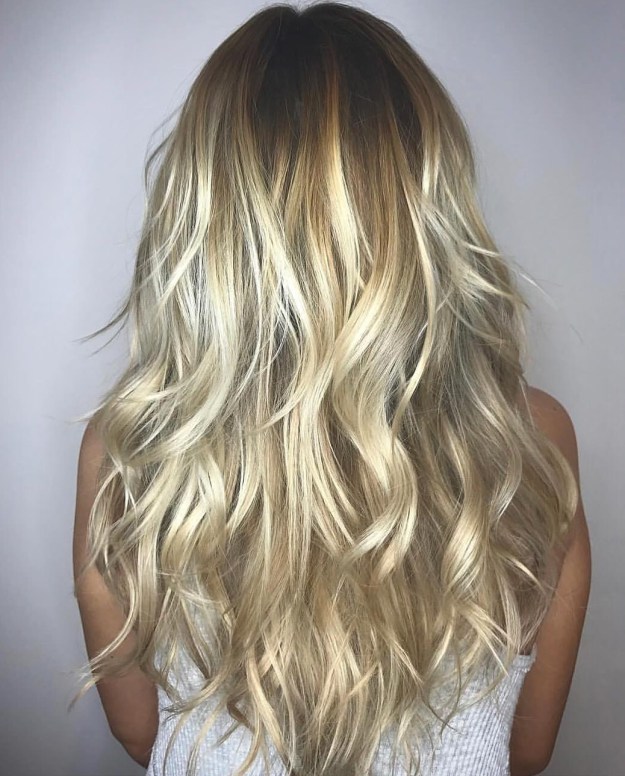Toasted Coconut Balayage For Long Length Hair