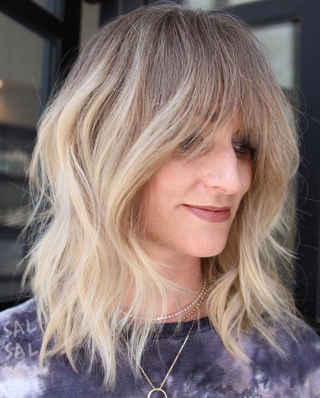 Tousled Ombre Lob