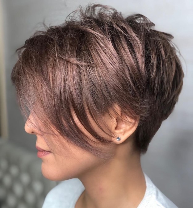 Undercut Pixie Cut For Thick Hair