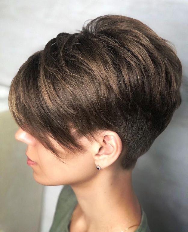 Undercut Pixie Haircut With Bangs