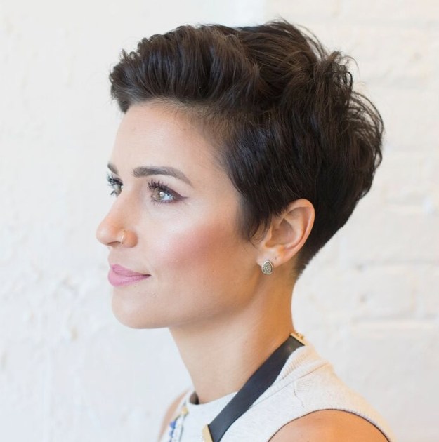 Very Short Tapered Pixie Cut
