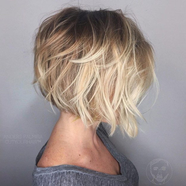 Wispy Bob with Short Layers