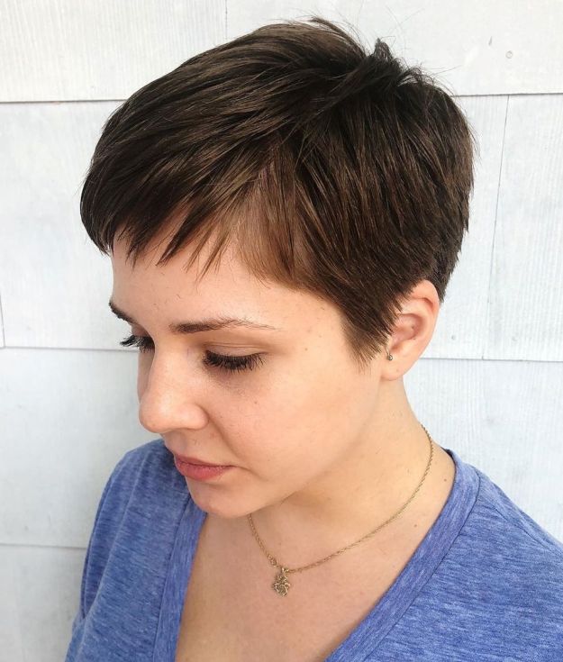 Women's Very Short Boyish Haircut