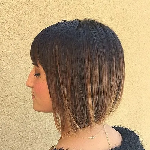 41 Elegant Short Bob Haircuts and Hairstyles with Bangs
