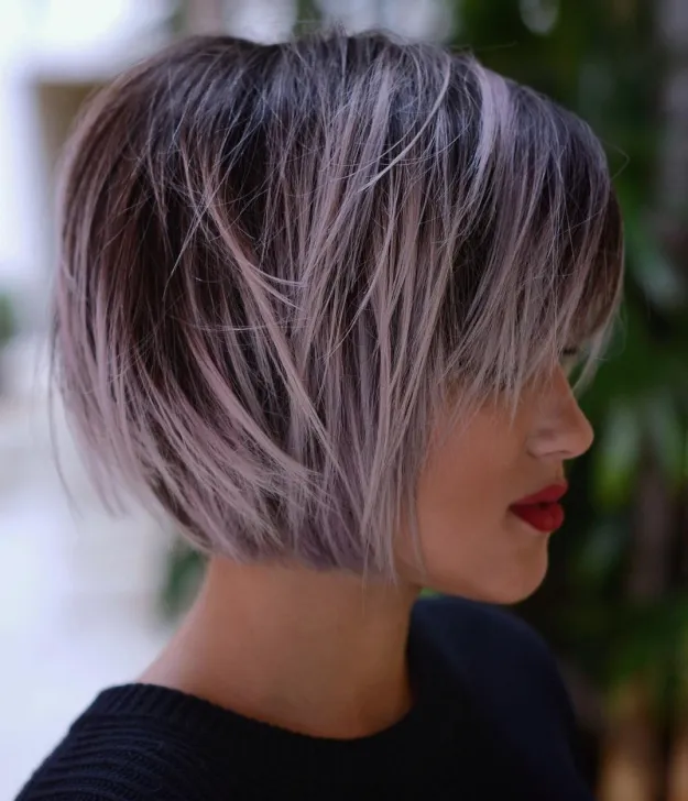 41 Elegant Short Bob Haircuts and Hairstyles with Bangs