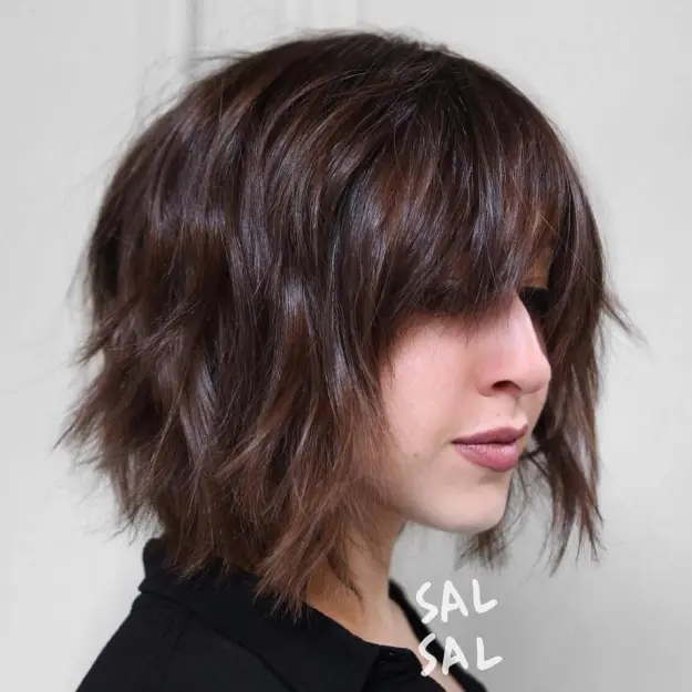41 Elegant Short Bob Haircuts and Hairstyles with Bangs