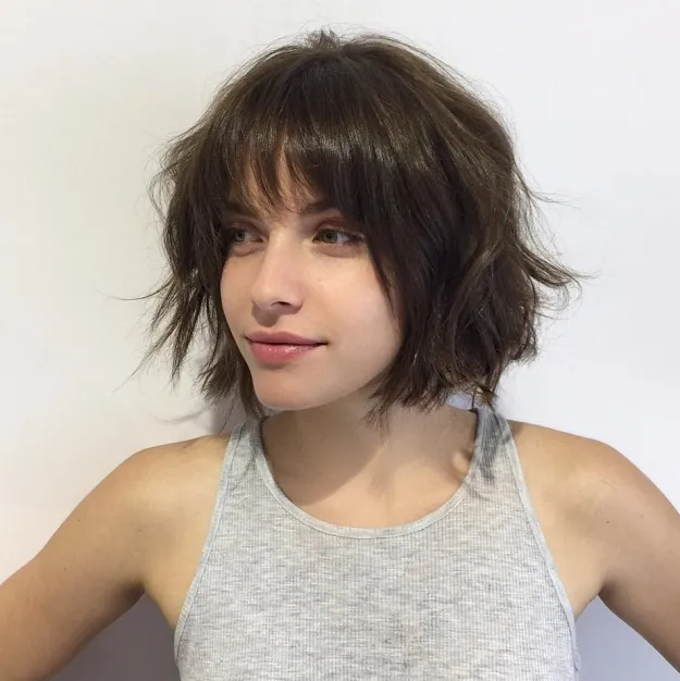 40 Classy Short Bob Haircuts and Hairstyles with Bangs