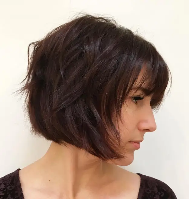 41 Elegant Short Bob Haircuts and Hairstyles with Bangs