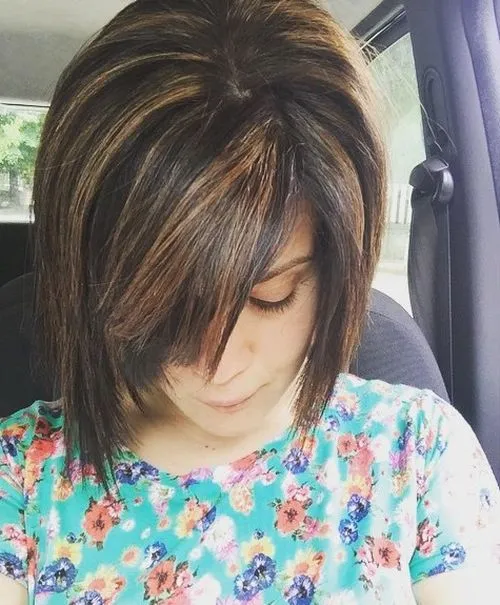 41 Elegant Short Bob Haircuts and Hairstyles with Bangs