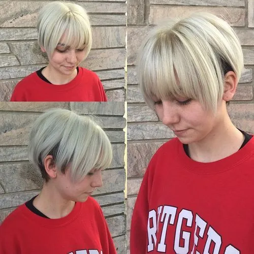 41 Elegant Short Bob Haircuts and Hairstyles with Bangs