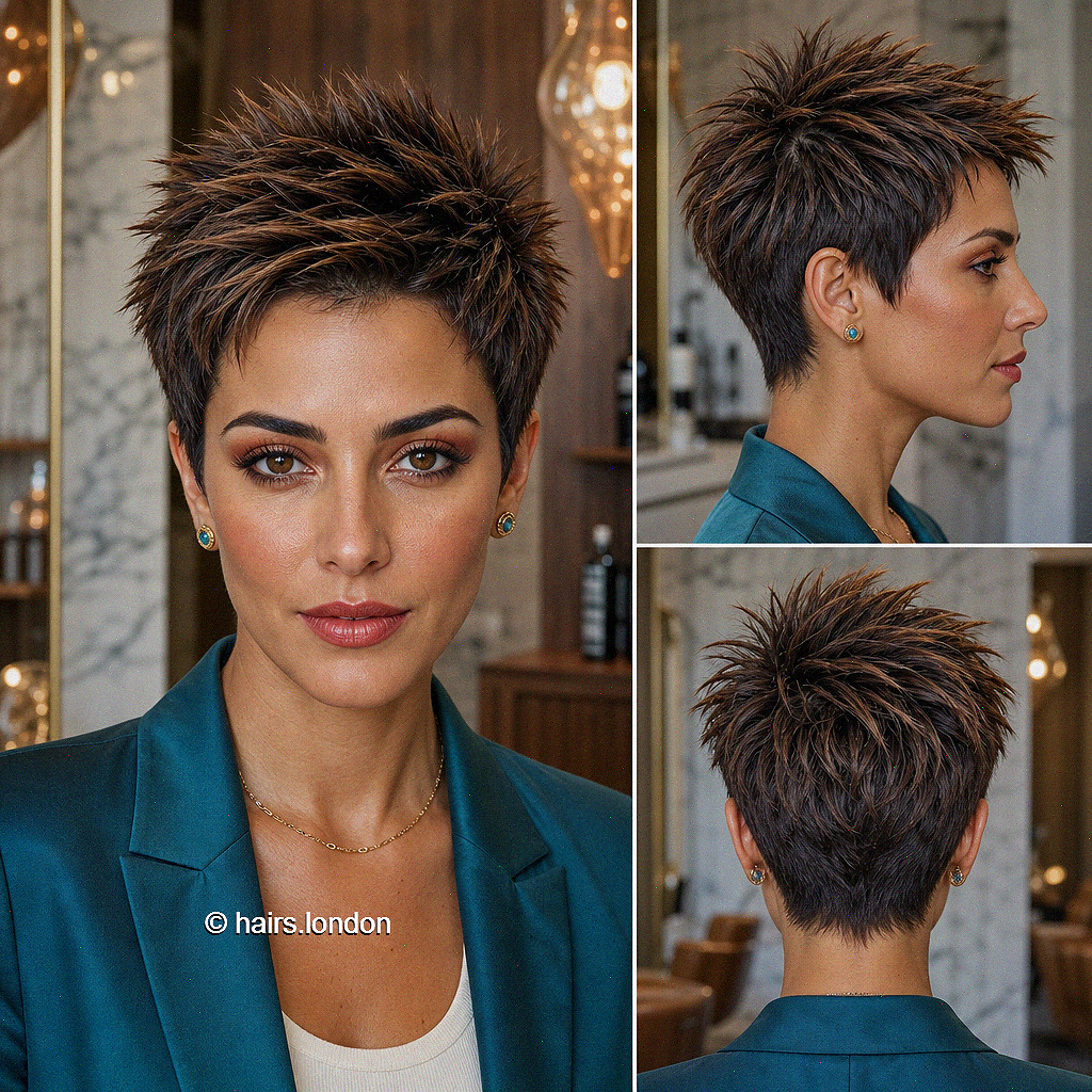 107 Super Cute Short Pixie Cuts for Your New Look Rich Espresso Brown Hair