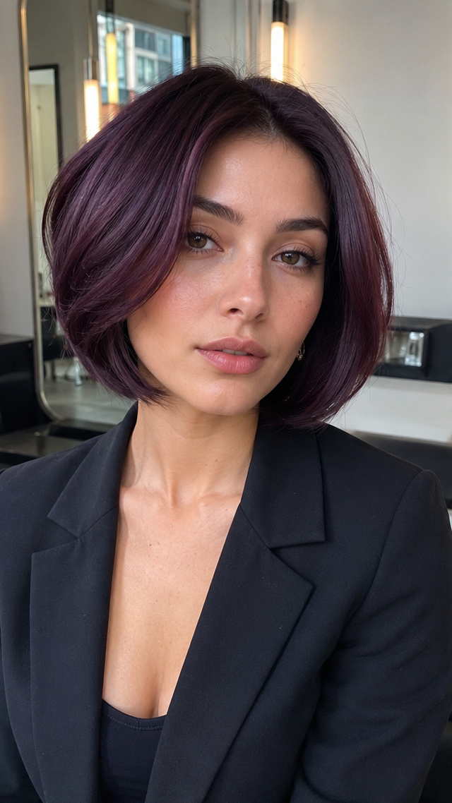 Mulberry Wine Hair
