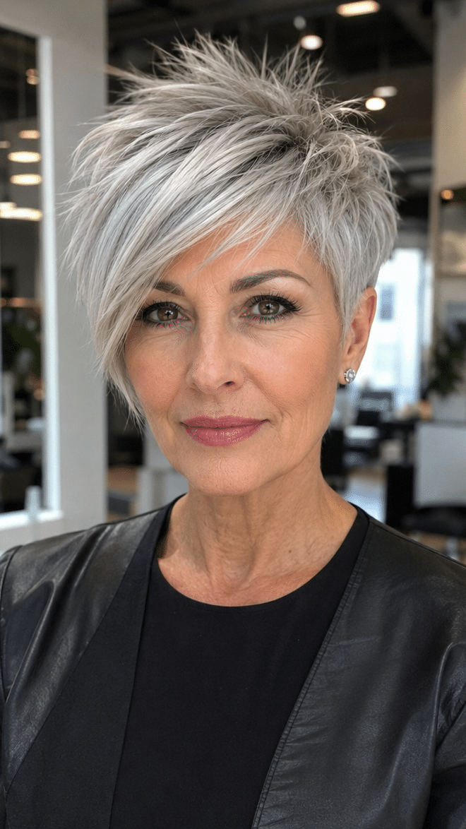 Icy Silver Luxe Hair