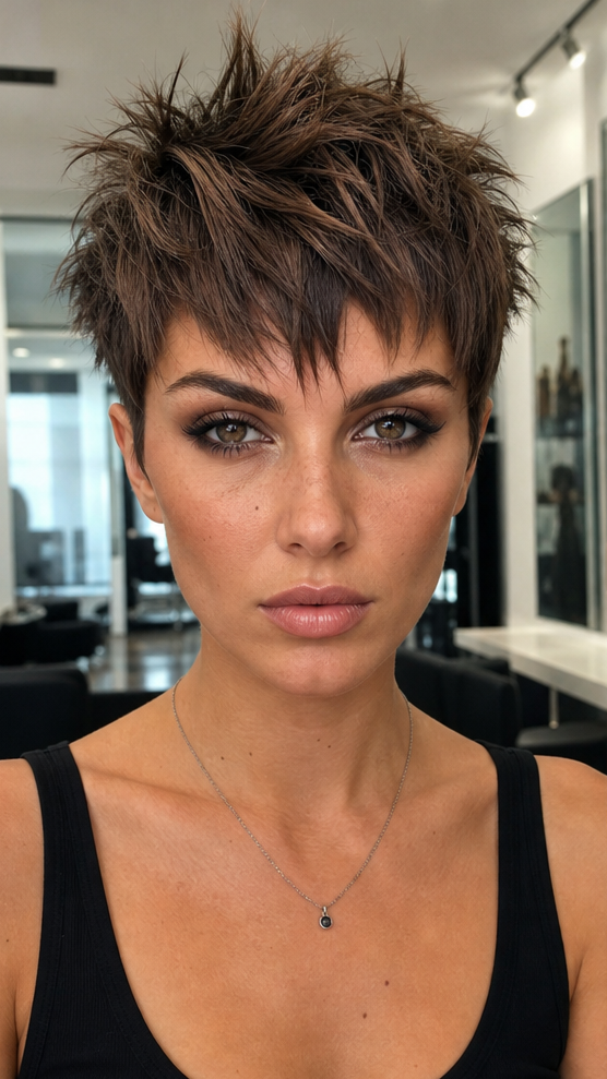 Smoky Walnut Brown Hair