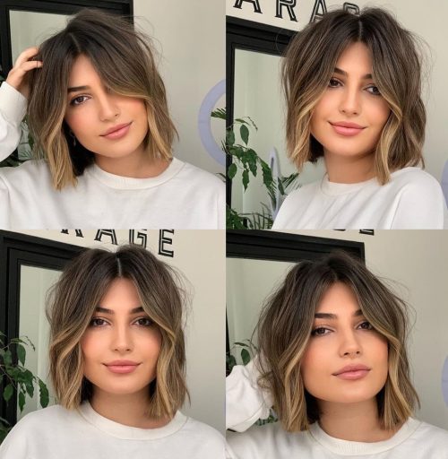 47 Current Ideas of Most Flattering Short Hairstyles for Round Faces