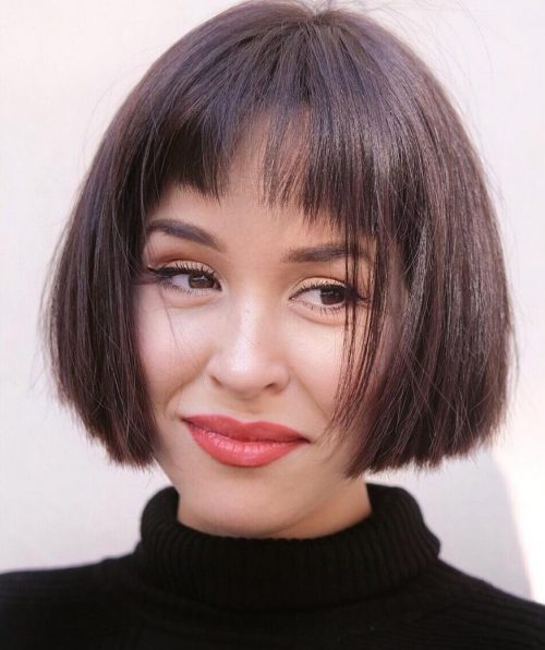 47 New Short Hair with Bangs Ideas and Hairstyles for 2023