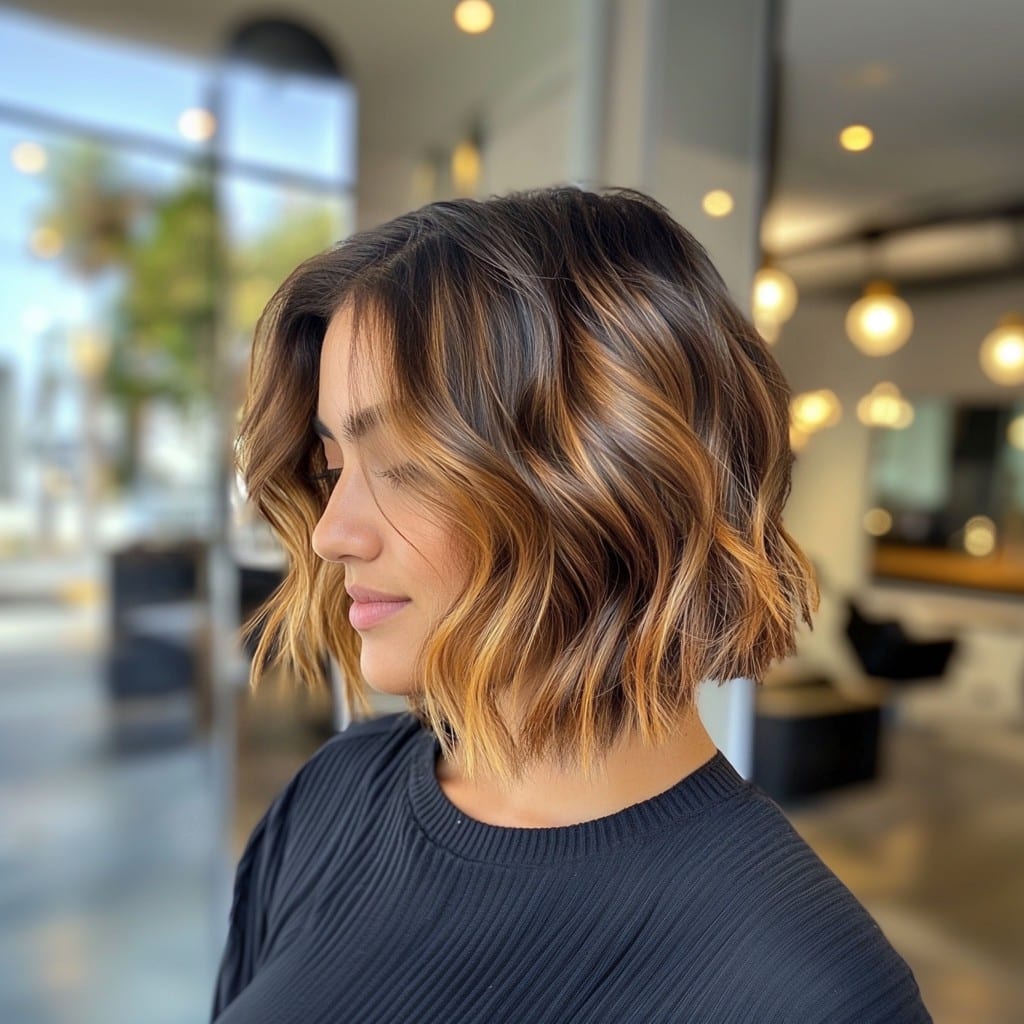 Caramel Brown Balayage Hair
