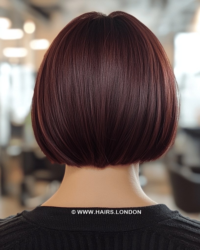 Deep Cherry Brown Hair