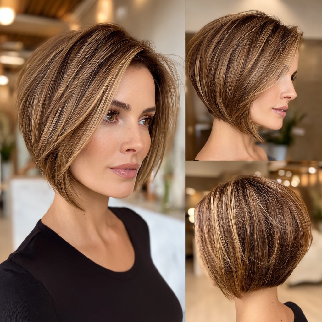 Golden Chestnut Balayage Hair