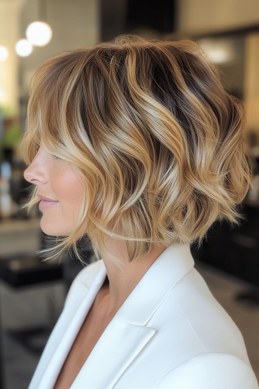 Honey Blonde Balayage Hair