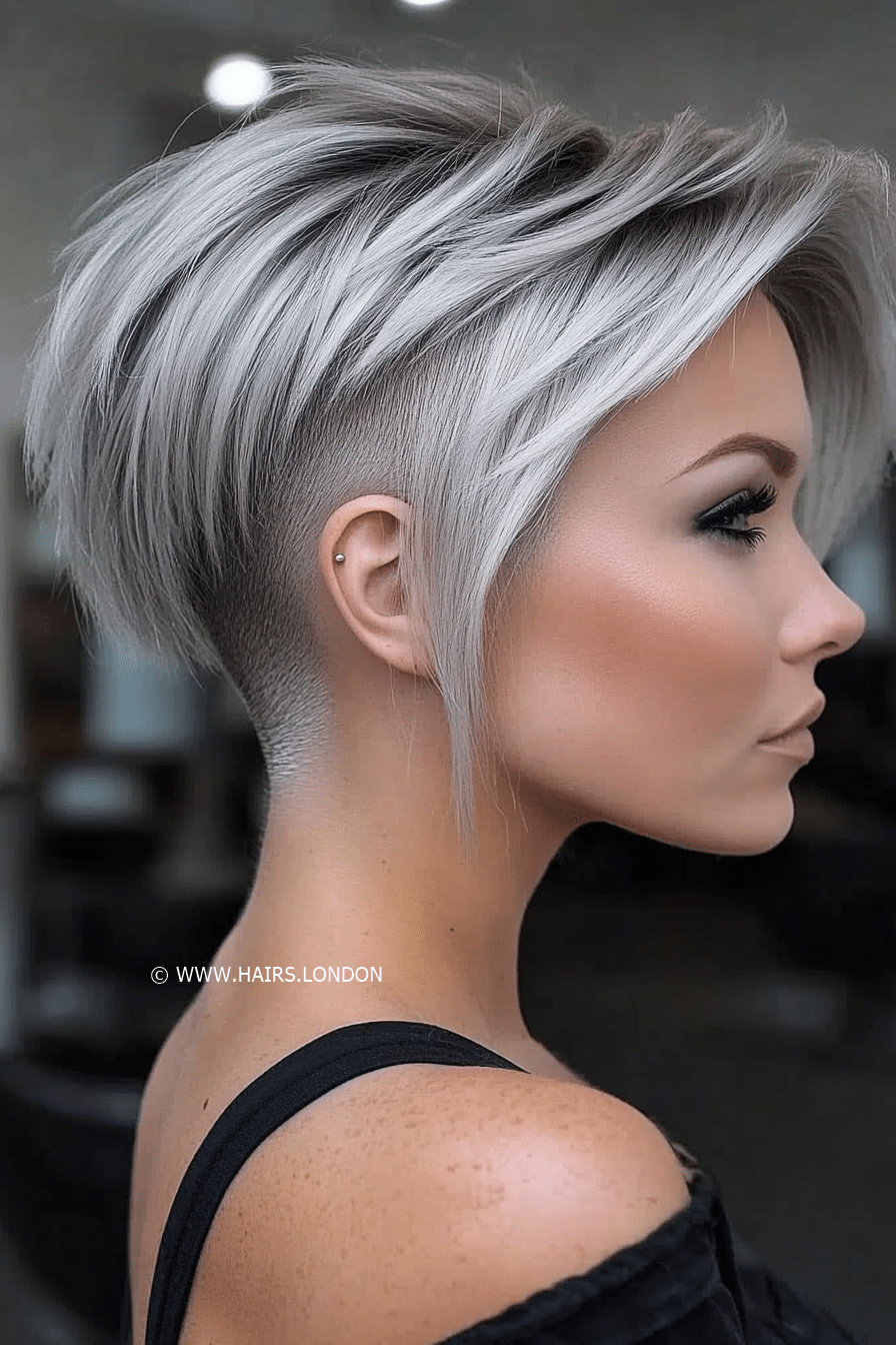 Icy Silver Hair