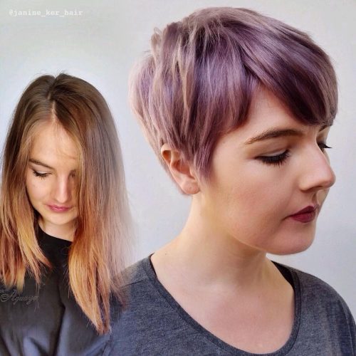 47 Current Ideas of Most Flattering Short Hairstyles for Round Faces