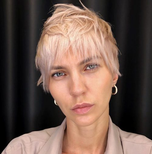 48 New Short Hair with Bangs Ideas and Hairstyles for 2025