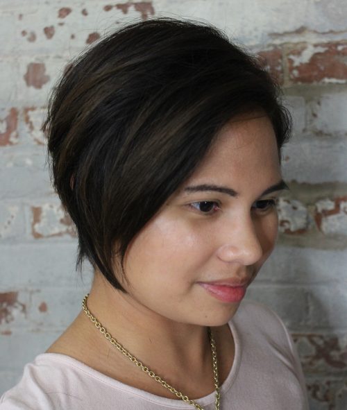 47 Current Ideas of Most Flattering Short Hairstyles for Round Faces