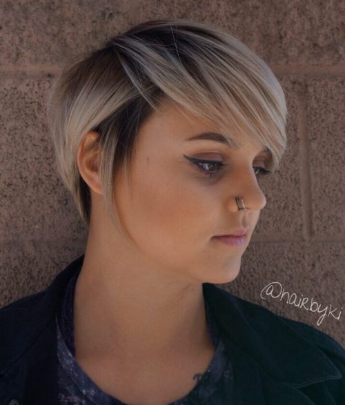 47 Current Ideas of Most Flattering Short Hairstyles for Round Faces