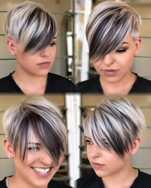 47 Current Ideas of Most Flattering Short Hairstyles for Round Faces