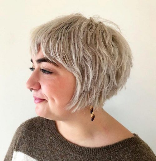 48 New Short Hair with Bangs Ideas and Hairstyles for 2025