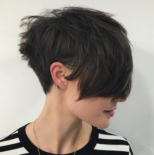 47 New Short Hair with Bangs Ideas and Hairstyles for 2024