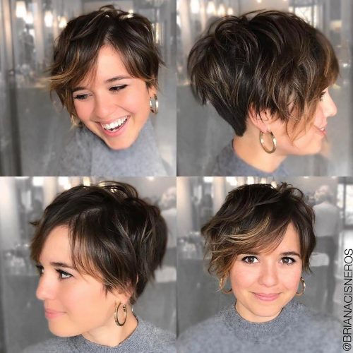 47 Current Ideas of Most Flattering Short Hairstyles for Round Faces