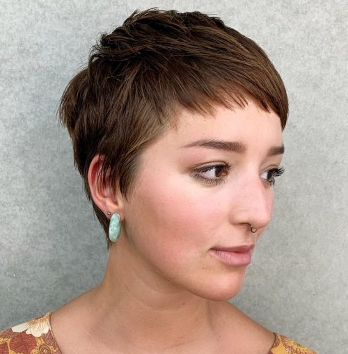 47 New Short Hair with Bangs Ideas and Hairstyles for 2024