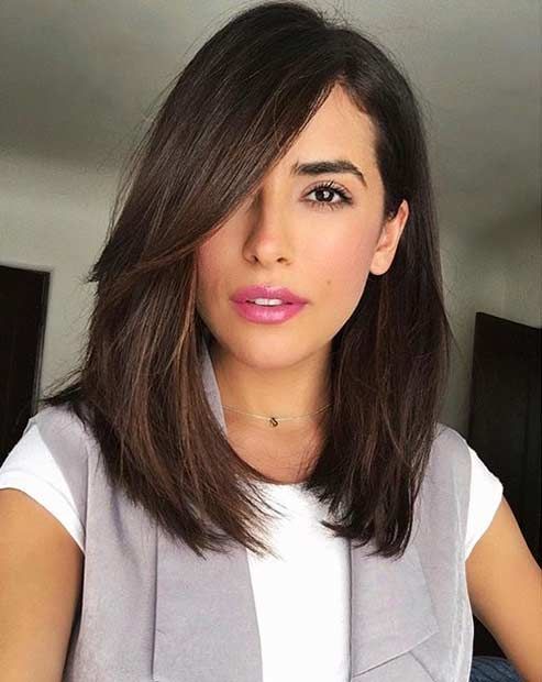 35 Inspiring Long Bob Hairstyles and Haircuts For Women