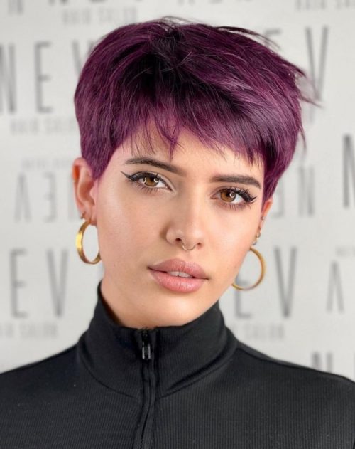 41 Fresh Pixie Haircuts with Bold Colors for Women