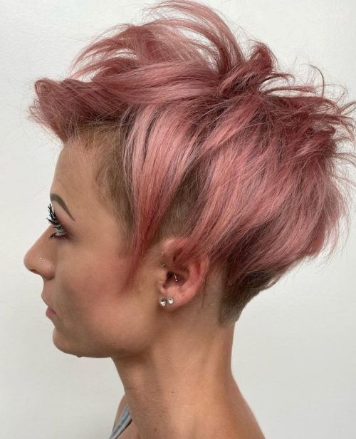 41 Fresh Pixie Haircuts with Bold Colors for Women