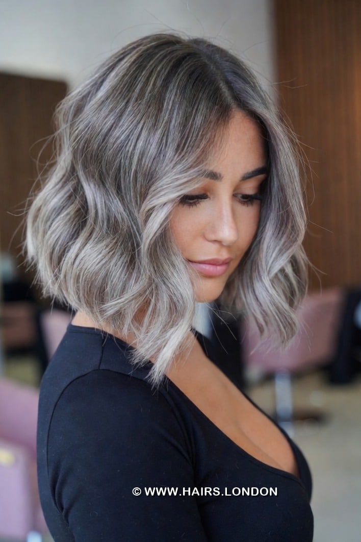 Frosted Mushroom Ash Hair