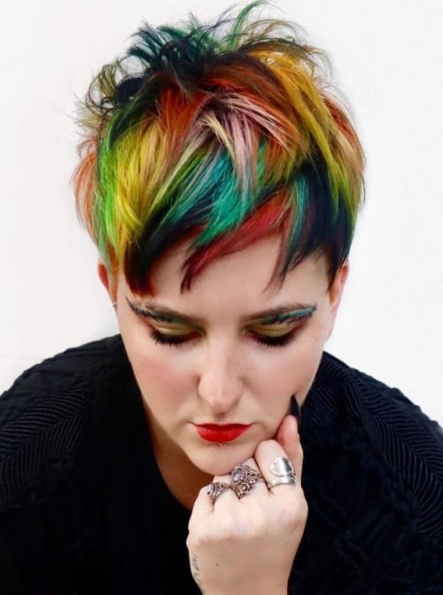 40 New Colored Pixie Haircut Ideas For Women