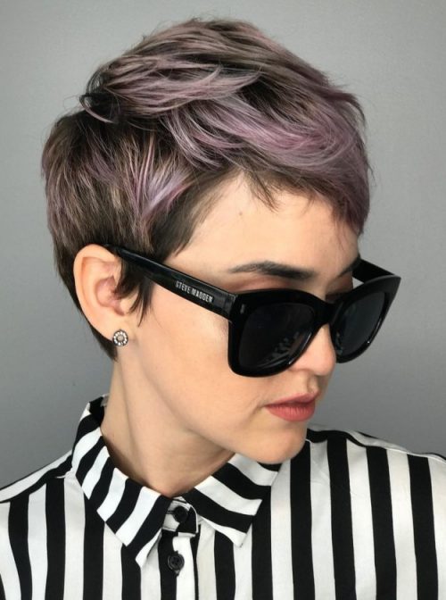 41 Fresh Pixie Haircuts with Bold Colors for Women