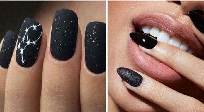 23 BLACK NAIL DESIGNS TO TRY IN 2022