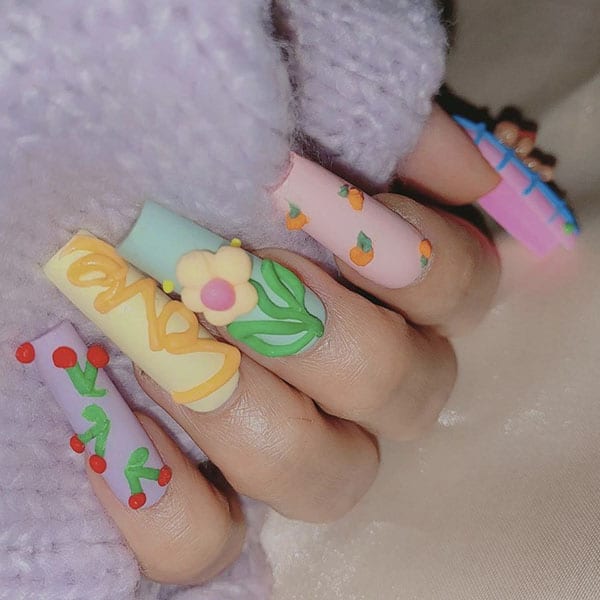 3d Design Nail Ideas Nail Unistella