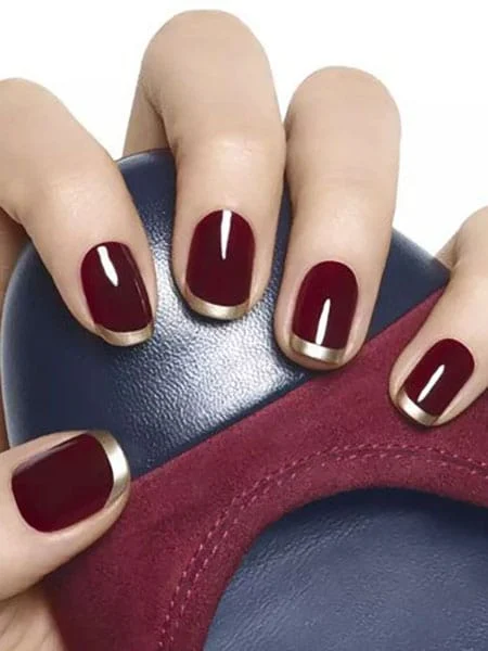 Burgundy-French-Tip-Nails-1