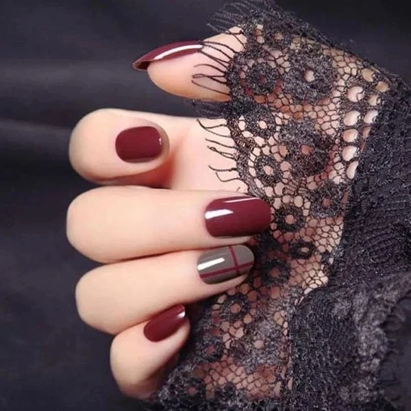 Burgundy-Nail-Color