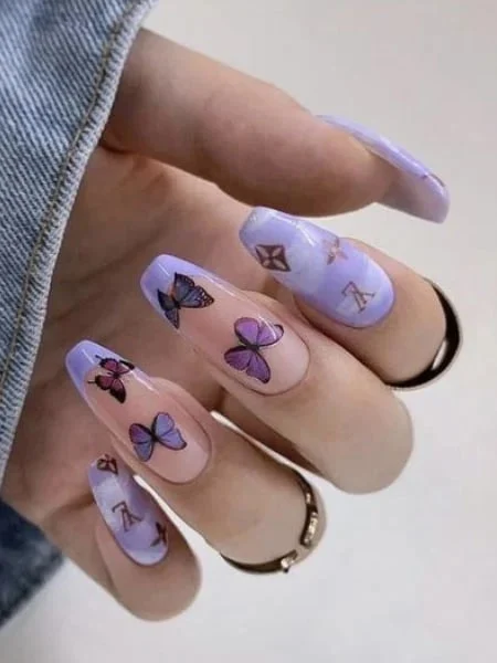 Butterfly-and-Fashion-Logo-Nail-Art