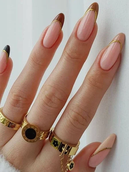 Fall-French-Tip-Nails