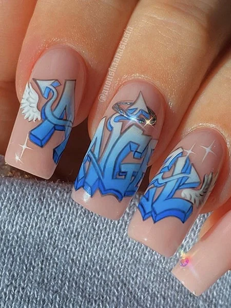 Graffiti-Angel-Nails