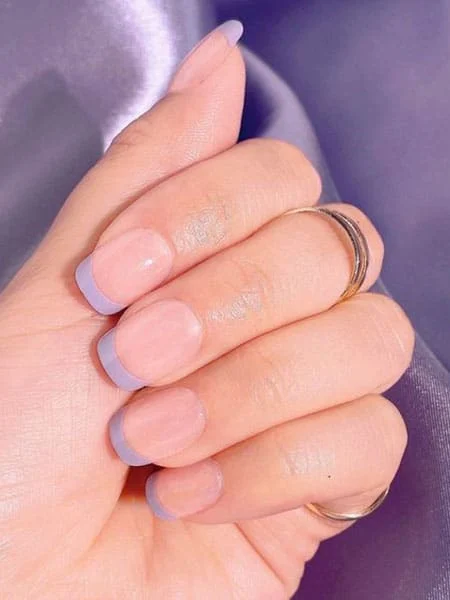 Lavender-French-Tip-Nails